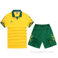 Pakyawan pasadyang murang soccer uniform set soccer jersey.